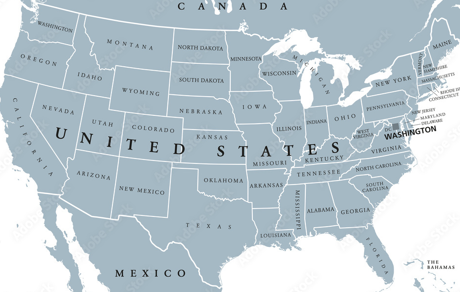 US States Map